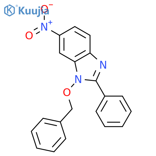 1-(Benzyloxy)-6-nitro-2-phenyl-1H-1,3-benzimidazole structure