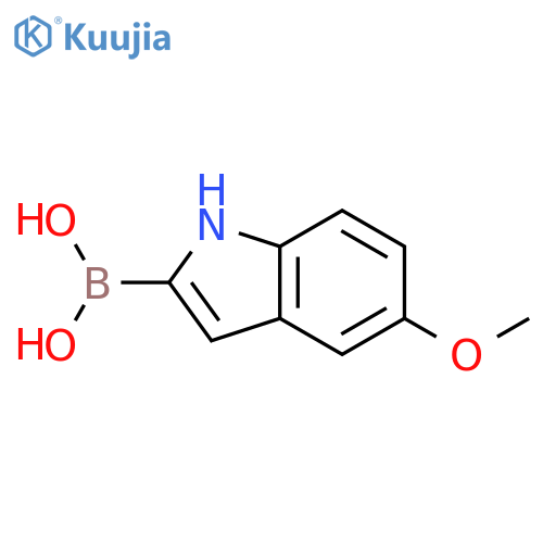 5-methoxy-1H-indol-2-ylboronic acid structure