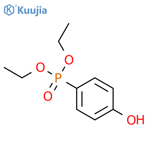 Phosphonic acid,P-(4-hydroxyphenyl)-, diethyl ester structure