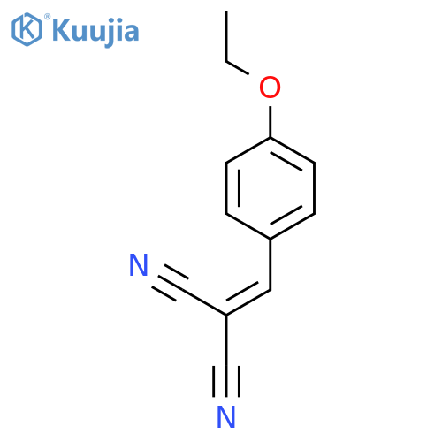 2-[(4-ethoxyphenyl)methylidene]propanedinitrile structure