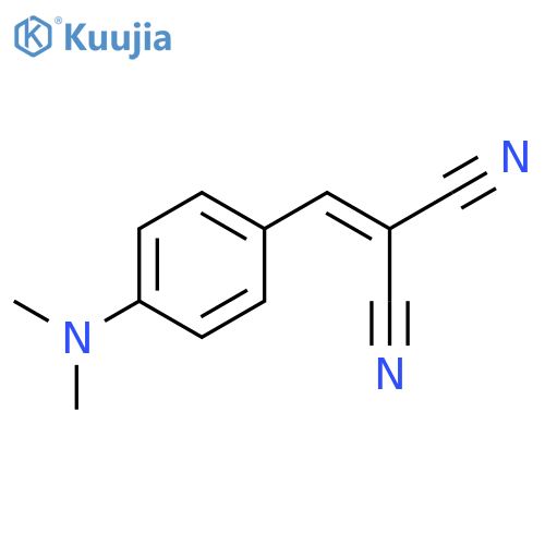 2-{4-(dimethylamino)phenylmethylidene}propanedinitrile structure