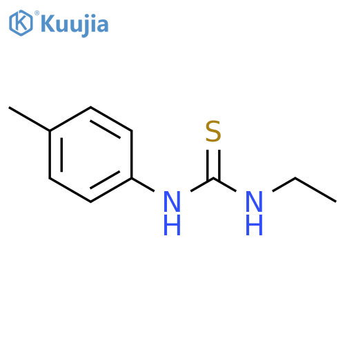 Thiourea,N-ethyl-N'-(4-methylphenyl)- structure