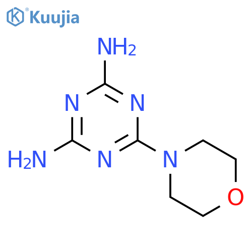1,3,5-Triazine-2,4-diamine,6-(4-morpholinyl)- structure