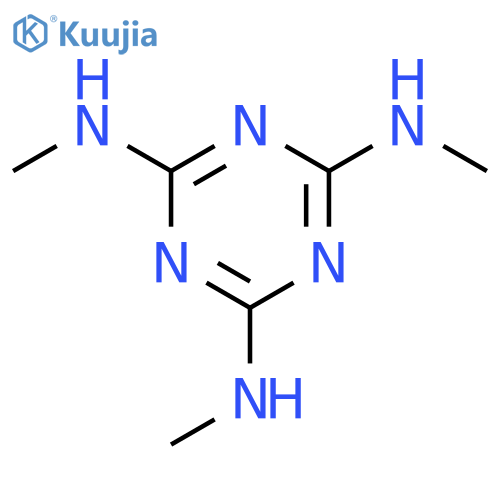 1,3,5-Triazine-2,4,6-triamine,N2,N4,N6-trimethyl- structure