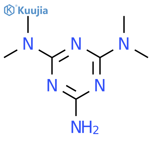 1,3,5-Triazine-2,4,6-triamine,N2,N2,N4,N4-tetramethyl- structure