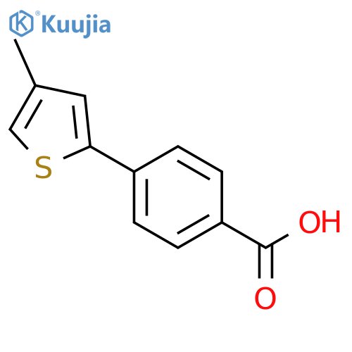 4-(3-Methylthiophenyl)benzoic acid structure