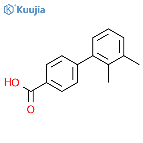 [1,1'-Biphenyl]-4-carboxylicacid, 2',3'-dimethyl- structure