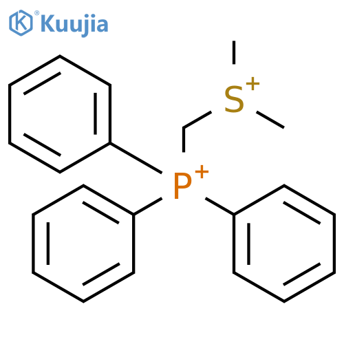 Phosphonium, [(dimethylsulfonio)methyl]triphenyl- (9CI) structure