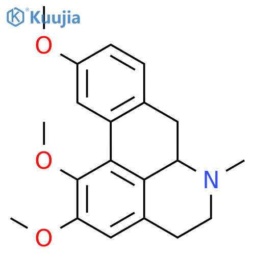 1,2,10-trimethoxy-6-methyl-5,6,6a,7-tetrahydro-4H-dibenzo[de,g]quinoline structure