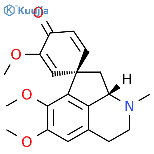 Spiro[2,5-cyclohexadiene-1,7'(1'H)-cyclopent[ij]isoquinolin]-4-one,2',3',8',8'a-tetrahydro-3,5',6'-trimethoxy-1'-methyl-, (1R,8'aS)- (9CI) structure