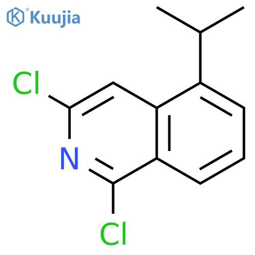 1,3-dichloro-5-isopropyl-isoquinoline structure