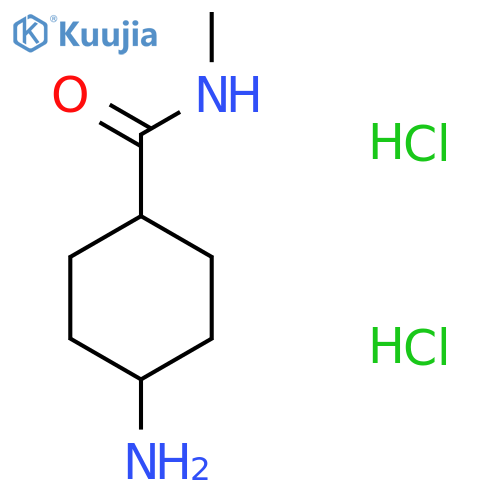 cis-4-Amino-N-methyl-cyclohexanecarboxamide dihydrochloride structure