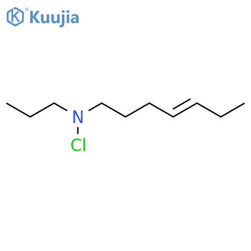 4-Hepten-1-amine, N-chloro-N-propyl-, (E)- structure