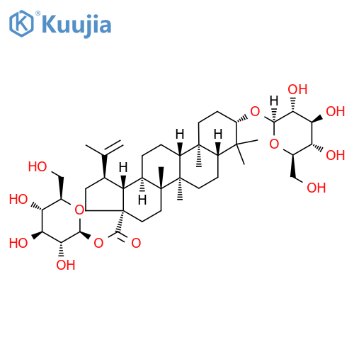 Lup-20(29)-en-28-oic acid, 3-(β-D-glucopyranosyloxy)-, β-D-glucopyranosyl ester, (3β)- structure