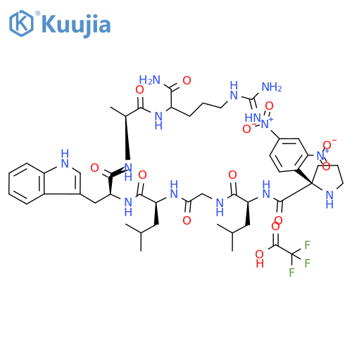 Dnp-Pro-Leu-Gly-Leu-Trp-Ala-D-Arg-NH2 trifluoroacetate structure