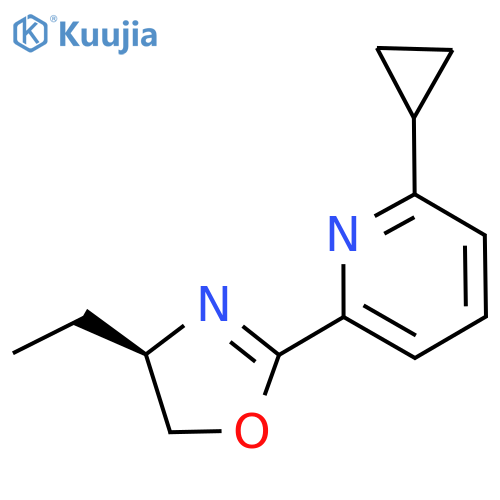 (R)-2-(6-Cyclopropylpyridin-2-yl)-4-ethyl-4,5-dihydrooxazole structure