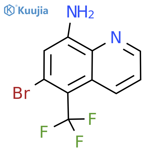 6-Bromo-5-(trifluoromethyl)quinolin-8-amine structure