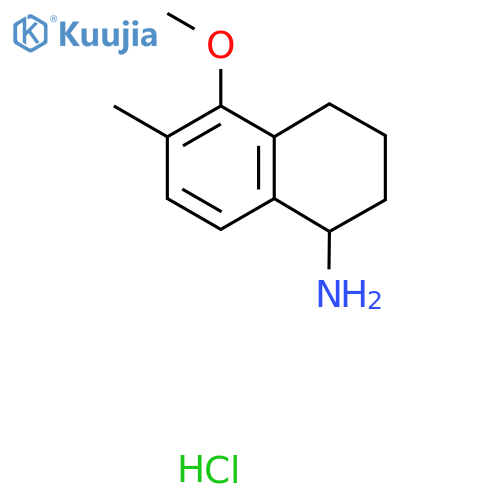 5-Methoxy-6-methyl-1,2,3,4-tetrahydronaphthalen-1-amine hydrochloride structure
