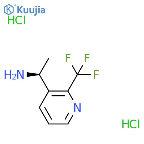 (S)-1-(2-(Trifluoromethyl)pyridin-3-yl)ethan-1-amine dihydrochloride structure