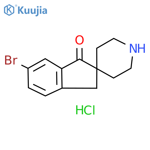 6-Bromospiro[indene-2,4'-piperidin]-1(3H)-one hydrochloride structure