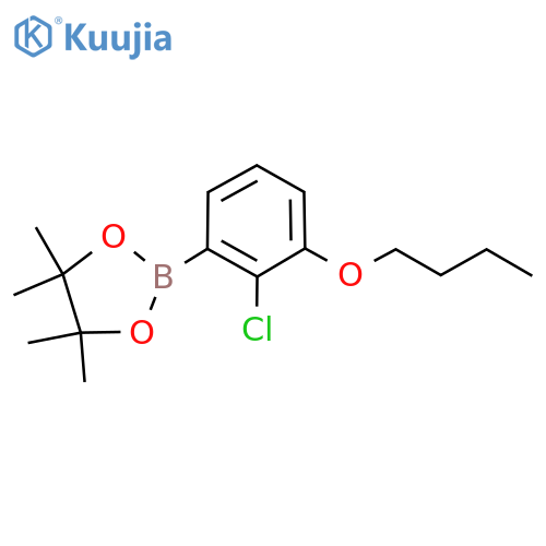 2-(3-Butoxy-2-chlorophenyl)-4,4,5,5-tetramethyl-1,3,2-dioxaborolane structure