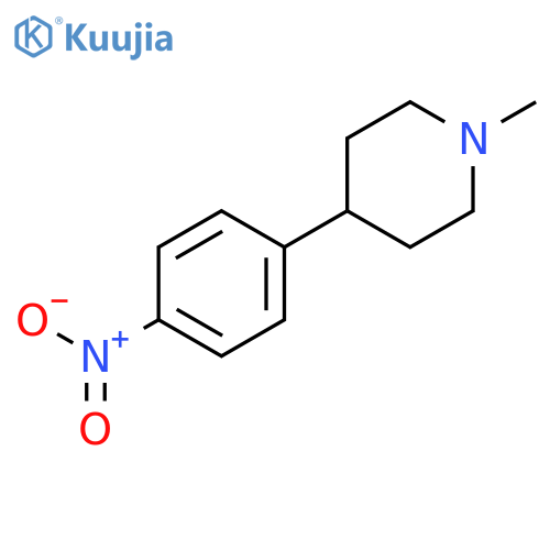 Piperidine, 1-methyl-4-(4-nitrophenyl)- structure