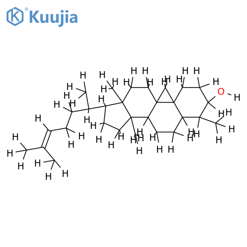 24,25-Didehydro -3beta-29-Norcycloartan-3-ol structure