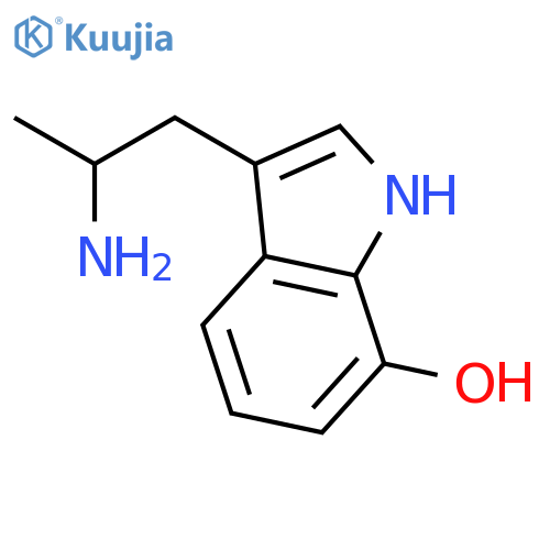 3-(2-aminopropyl)-1H-indol-7-ol structure