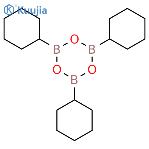 Boroxin, tricyclohexyl- structure