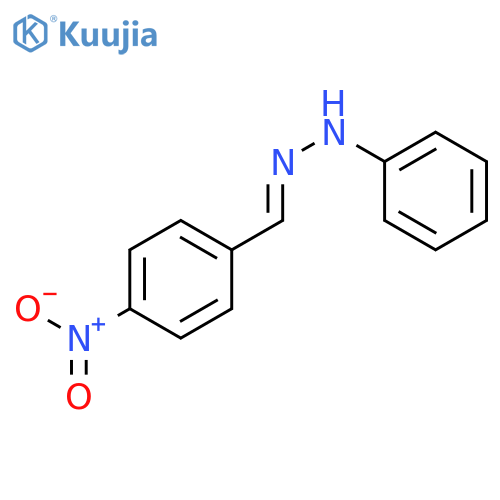 N-[(4-nitrophenyl)methylideneamino]aniline structure