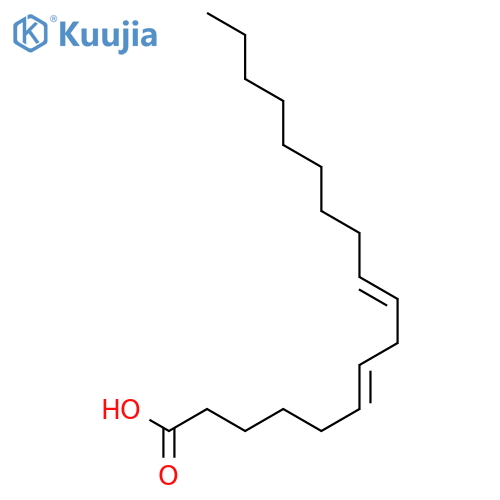 6,9-Octadecadienoicacid, (6Z,9Z)- structure