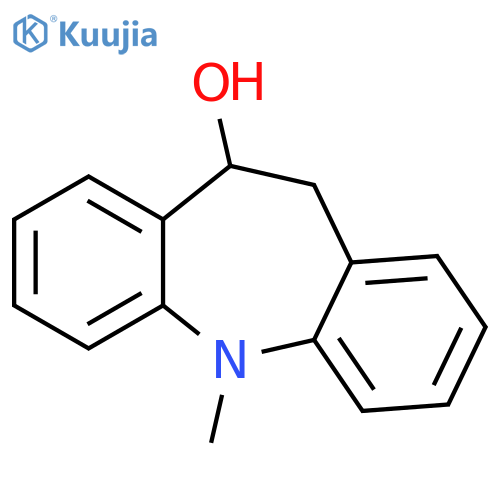 10,11-Dihydro-5-methyl-5H-dibenzb,fazepin-10-ol structure
