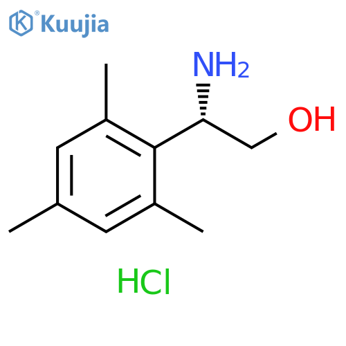 (S)-2-Amino-2-mesitylethan-1-ol hydrochloride structure