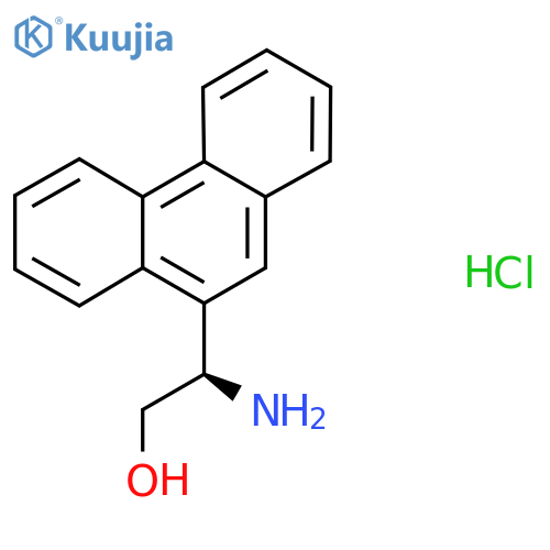 (R)-2-Amino-2-(phenanthren-9-yl)ethan-1-ol hydrochloride structure