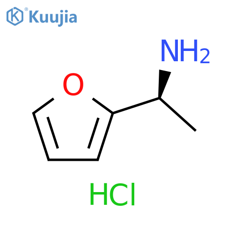 (1S)-1-(furan-2-yl)ethan-1-amine hydrochloride structure