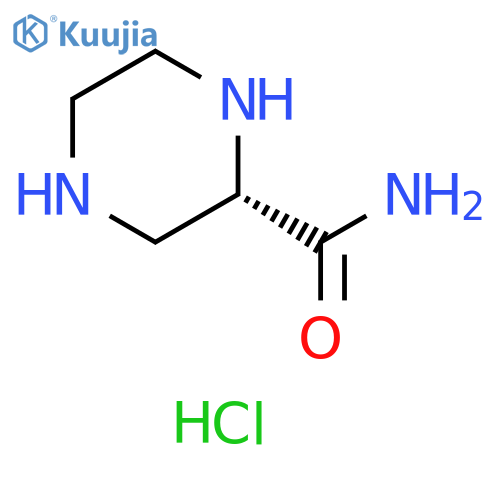 2-Piperazinecarboxamide, hydrochloride (1:2), (2S)- structure