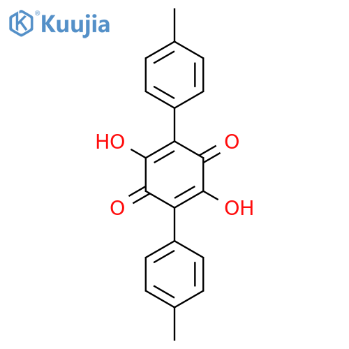2,5-Cyclohexadiene-1,4-dione,2,5-dihydroxy-3,6-bis(4-methylphenyl)- structure