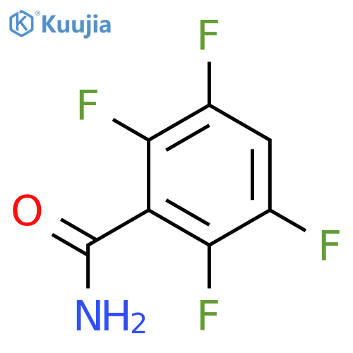 Benzamide, 2,3,5,6-tetrafluoro- structure