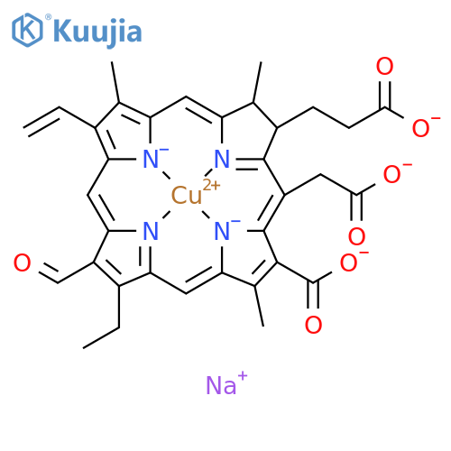 Sodium copper chlorophyllin B structure