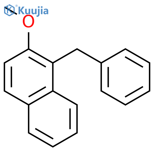 1-Benzyl-2-methoxynaphthalene structure