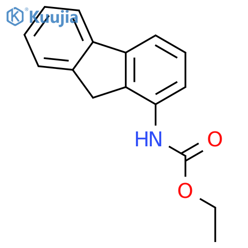 Fluorene-1-carbamic Acid Ethyl Ester structure