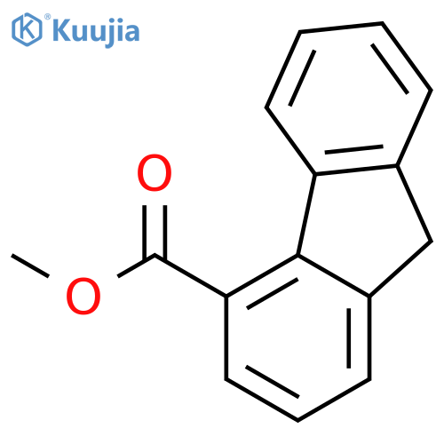 9H-Fluorene-4-carboxylic acid, methyl ester structure