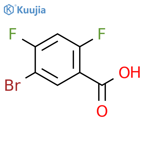 5-Bromo-2,4-difluorobenzoic acid structure