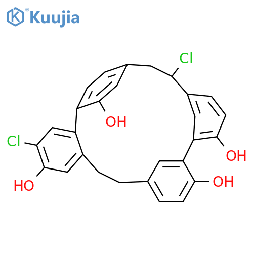 Isoplagiochin C; 7',12-Dichloro, 7',8'-dihydro structure