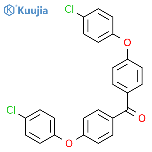 Methanone, bis[4-(4-chlorophenoxy)phenyl]- structure