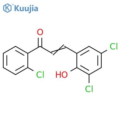 2-Propen-1-one, 1-(2-chlorophenyl)-3-(3,5-dichloro-2-hydroxyphenyl)- structure