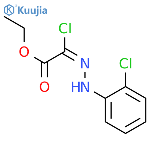 Acetic acid,2-chloro-2-[2-(2-chlorophenyl)hydrazinylidene]-, ethyl ester structure