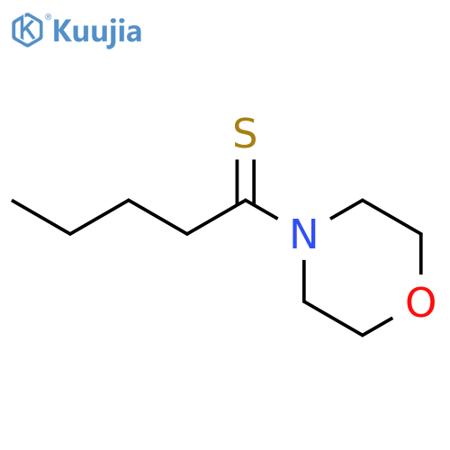 Morpholine, 4-(1-thioxopentyl)- structure