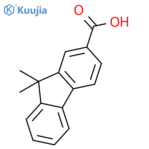 9,9-Dimethylfluorene-2-carboxylic Acid structure
