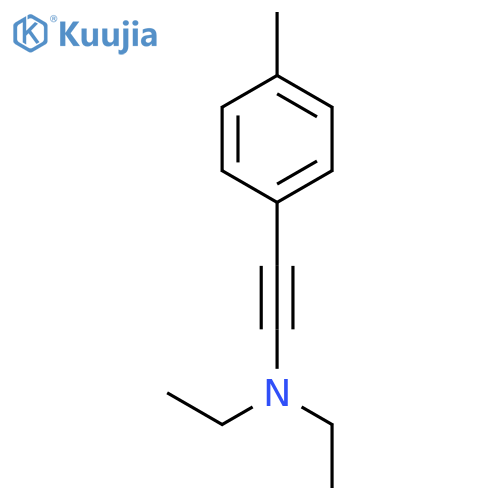 Ethynamine, N,N-diethyl-2-(4-methylphenyl)- structure